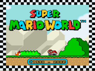 Super Mario World Hack by The Claw Title Screen